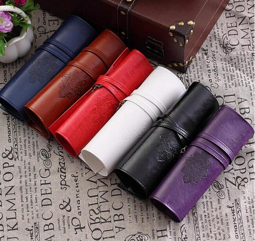 5 Colours Pen Pencil Case