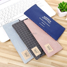 Load image into Gallery viewer, Stationery Canvas Pencil Case