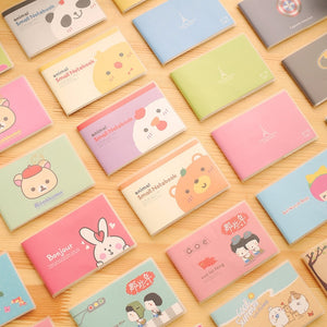 Cartoon Animal Multi Color Mini Notebook