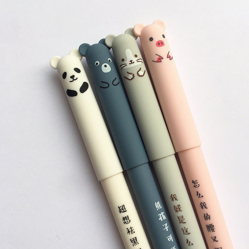 Panda Pink Mouse Erasable Pen